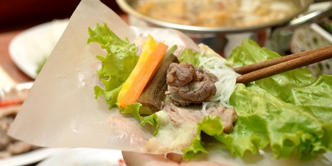 lẩu bò nhúng dấm - gochanoi